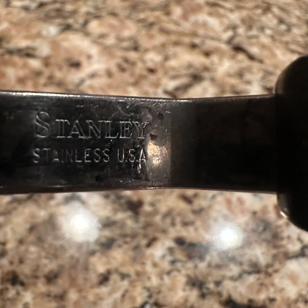Vintage Stanley Stainless Steel Pie/Cake Server with Black Handle
